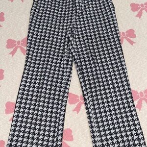 Black and white pants